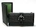 AUTHENTIC COACH SOHO MINI SIGNATURE CHECKBOOK WALLET 6515(Black)