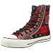 CONVERSE　コンバース　WOOL-CHECK SHIN-HI オールスター チェック タータンチェック　ハイカット　スニーカー　1B721　レッド