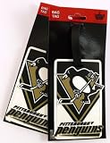 NHL Pittsburgh Penguins Two Pack Soft Laser Bag Tag