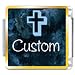 Marble Cross Custom Religious Italian Charms Bracelet Link