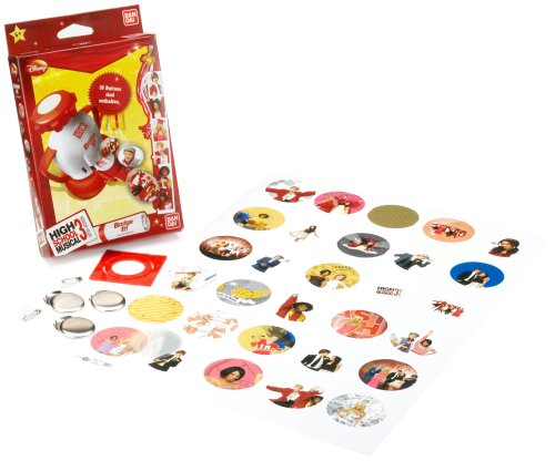 Childrens Toyshop  Spielwaren : Bandai 7025 - High School Musical Badge It Nachfüllpack