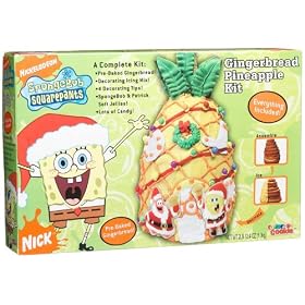 Color-A-Cookie Sponge Bob Gingerbread Pinapple Kit, 44.4-Ounce Box