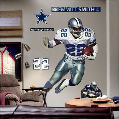 Emmitt Smith Dallas Cowboys Wall Decal
