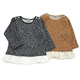 【アウトレット】 dolcina レイヤード風トレーナー (80～130cm) キムラタンの子供服 ベージュ 110 ( 33347x33547-154 )