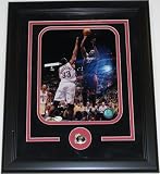 Shaq O'Neal Autographed Miami Heat 8x10 Action Photo - Custom Framed