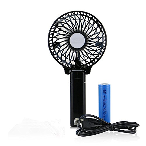 M-Aimee Portable USB Mini Battery Fans (Black)