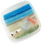 Peggy Karr Beach Chair 8-Inch Square Glass Plate
