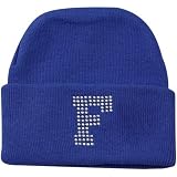 NCAA Florida Gators Newborn Girls Royal Blue Rhinestone Knit Beanie