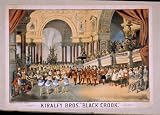 Poster Kiralfy Bros Black crook 1882