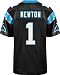 2011 NFL Draft Jerseys Carolina Panthers #1 Cam Newton Football Black Jersey Size 48-56