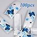 350BUY 100 Spring Butterfly Style Acrylic False French Nail Tips