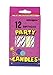 Multicolor Spiral Birthday Candles - 12 Count, 3.5'' - Festive Celebration Cake Toppers, Vibrant Party Decorations, Fun and Safe for All Ages