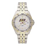 East Carolina Pirates ECU with Sword All Star Watch with Stainless Steel Band - Men's
