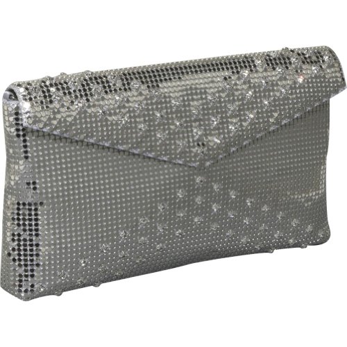 Whiting and Davis Crystal Envelope Clutch