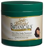 Soft & Beautiful Botanicals 3-n-1 Dry Scalp Treatment, 4-Ounce Jars (Pack of 6)
