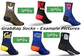 6 PAIRS - SockGuy, Defeet or Balega Stretch-to-Fit Coolmax Athletic Socks - Grabbag design - We Select You Save Big!! LongsCycle Selects Design - You Save!!