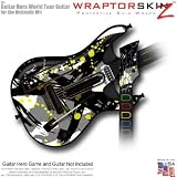 Abstract 02 Yellow Skin fits Band Hero, Guitar Hero 5 & World Tour Guitars for Nintendo Wii (GUITAR NOT INCLUDED) by WraptorSkinz