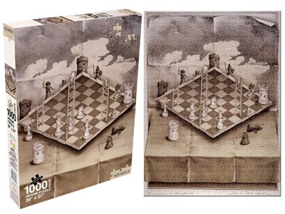 Folding Chess Set 1000 Piece Jigsaw Puzzle