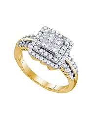 0.97CT DIAMOND INVISIBLE RING