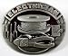 Electrician (Occupation) Enamel Pewter Buckle