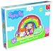 Peppa Pig 24 Piece Giant Rainbow Shaped Floor Jigsaw Puzzle