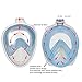 Snorkeling Mask, HiCool 180 Dgree Larger Viewing Snorkeling Diving Mask, Longer Ventilation Pipe, Anti Fog and Anti Leak