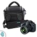 USA Gear Lightweight Durable Digital Camera Bag With Padded Interior Lining for Canon EOS T2i , T3i , T3 , SX40 HS , SX130 IS , SX150 IS and More **Includes Micro Fiber Cleaning Cloth**