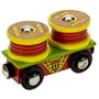 Bigjigs Vagone In Legno Con Cavi - Accessori Treni
