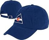 Colorado Rockies Vintage Retro Logo Slouch Adjustable Hat