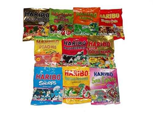 Haribo Gummi Assortment Top 10 (10 packages)