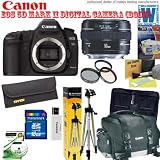 Canon EOS 5D Mark II 21.1MP Full Frame CMOS Digital SLR Camera (Body Only) & Canon EF 50mm f1.4 USM Standard & Medium Telephoto Lens for Canon SLR Camera Transcend 16GB SDHC CARD (SD 2.0 SPD CLASS 6) W/ Compact Card Reader Willoughby's Established 1898 Kit