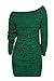 ANGVNS Knitted One Off Shoulder Chunky Knitted Sweater Jumper Dress