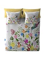 COSTURA Juego De Funda Nórdica Nectar (Blanco / Amarillo)