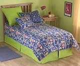 6pc Construction Zone Full Size Bed in a Bag Kid Set