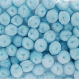 40 Light Blue Craft Pom Poms (1)