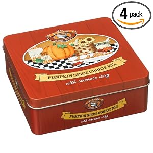 In The Mix Frosted Pumpkin Spice Cookies, 14-Ounce Tins (Pack of 4) by In The Mix