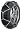 Thule 12mm CB12 High Quality Passenger Car Snow Chain, Size 060 (Sold in pairs)