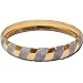 Gold and Rodium Plated Bangle Bracelets Costume Jewelry in Indian-Style 2.3 inches