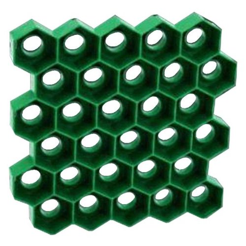 10 Rasengitter = 1 m² Platten
