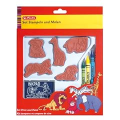 Herlitz 1045954 10teiliges Kreativset Stempeln und Malen f�r Kinder