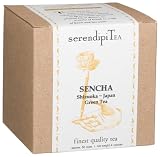 SerendipiTea Sencha, Shizuoka, Japan, Green Tea, Caffeinated, 4-Ounce Box