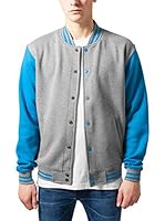 Urban Classics Chaqueta (Gris / Turquesa)