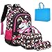Girls School Backpack Unicorn Backpack for Girls Elementary School Bookbags for Kids Water Resistant School Bag with Lunch Tote Bag Pencil Purse Bag 3 in 1 Sets