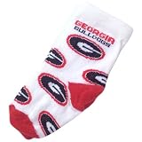 NCAA Georgia Bulldogs White Infant Bootie Socks