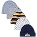 Gerber Baby Boys' 5 Pack Caps, Sports Blue, Newborn