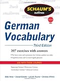 Schaums Outline of German Vocabulary, 3ed (Schaums Outline Series)