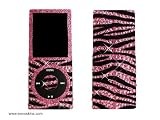 iPod Nano 4G Fantaskin Pink Crystal Zebra skin Novoskins