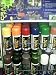1x GREEN ACRYLIC SATIN MATT CRAFT SPRAY PAINT CFC FREE