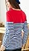 Bearsland Women's Striped Breastfeeding Shirts Maternity Nursing Tops