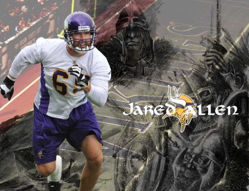 Jared Allen HD 11x17 Minnesota Vikings #01 HDQ